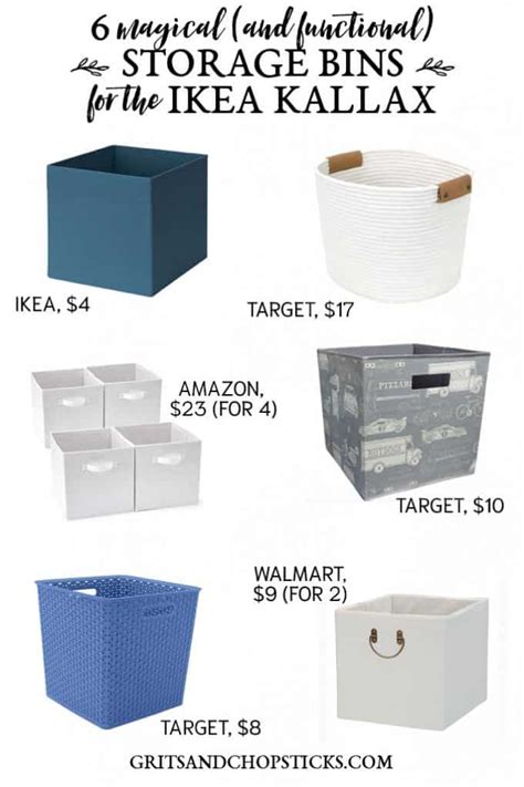 kallax size storage boxes